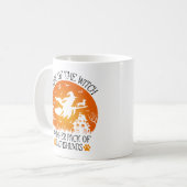 Thuis van de heks en haar pakje teckels cool koffiemok (Voorkant links)