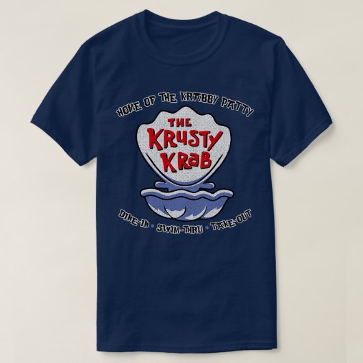 Thuis van de Krabby Patty T-shirt (Design voorkant)