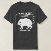 Thuis van de Squonk Cryptid 1 T-shirt (Design voorkant)