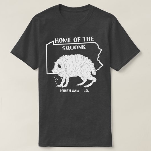 Thuis van de Squonk Cryptid 1 T-shirt (Design voorkant)