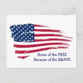 Thuis van de Vlag met vrije loop Briefkaart (Voorkant)