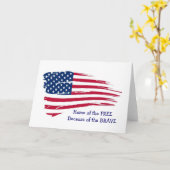 Thuis van de Vlag met vrije loop Kaart (Gele Bloem)