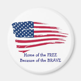 Thuis van de Vlag met vrije loop Magneet