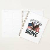 Thuis van de Vrije Dappere Adelaar Patriottisch Sh Planner (Display)