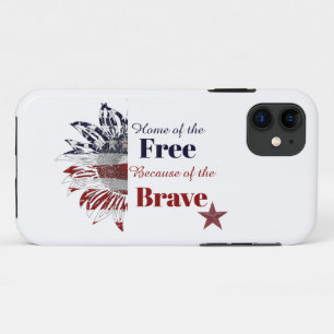 Thuis van de vrije mensen vanwege de dapperen, Case-Mate iPhone case