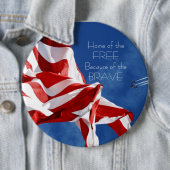 Thuis van de Vrije vanwege de Brave Button (In situ)