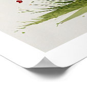 Thuis van de Vrije, Vanwege de Dappere Achtergrond Poster (Hoek)