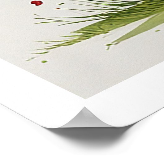 Thuis van de Vrije, Vanwege de Dappere Achtergrond Poster (Hoek)