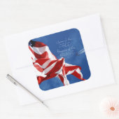 Thuis van de Vrije Vanwege de Dappere Sticker (Envelop)