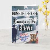 Thuis van de Vrijen, Dankzij de Dapperen!  Kaart (Gele Bloem)