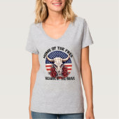 Thuis van de Vrijen door de Dappere T-shirt (Voorkant)