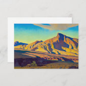 Thuis van de woestijn door Maynard Dixon Bedankkaart (Voorkant / Achterkant)