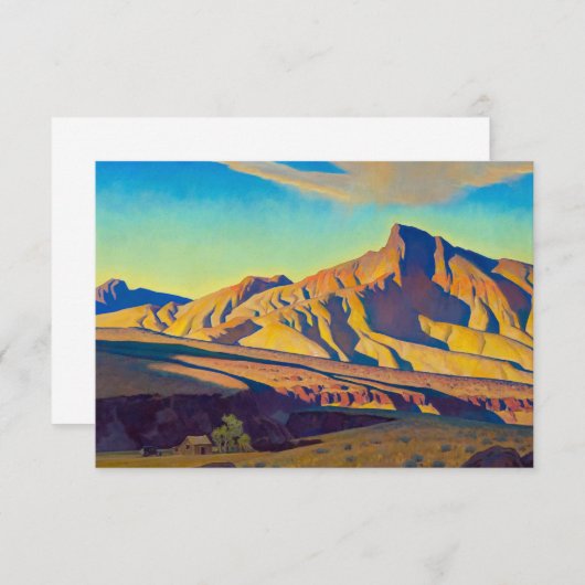 Thuis van de woestijn door Maynard Dixon Bedankkaart (Voorkant / Achterkant)