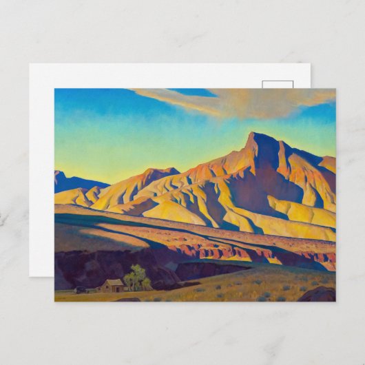 Thuis van de woestijn door Maynard Dixon Briefkaart (Voorkant / Achterkant)