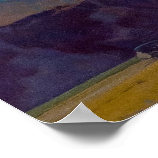 Thuis van de woestijn door Maynard Dixon Poster (Hoek)