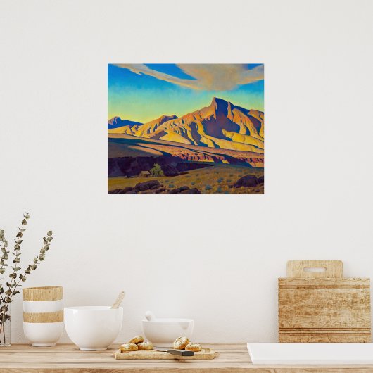 Thuis van de woestijn door Maynard Dixon Poster (Keuken)