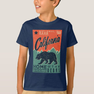 Thuis van de Yosemite-Beren   Californië T-shirt