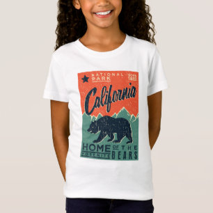 Thuis van de Yosemite-Beren   Californië T-shirt