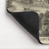 Thuis van gehandicapte vrijwilligers muismat (Hoek)