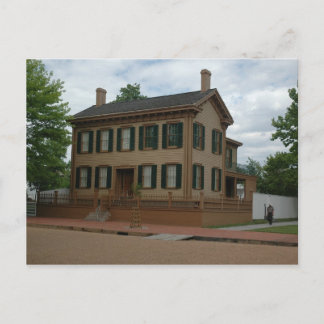 Thuis van Lincoln Briefkaart