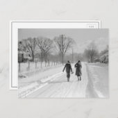 Thuis van school, 1940 briefkaart (Voorkant / Achterkant)