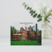 Thuis van Thomas Edison Briefkaart (Staand voorkant)