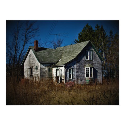 "Thuis van vergeten herinneringen" Foto Afdruk (Voorkant)