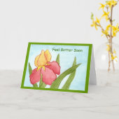 Thuis van ziekenhuisKaart Kaart (Gele Bloem)