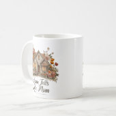 Thuis Voelt Als Moeder Vintage Cottage Design Koffiemok (Voorkant links)