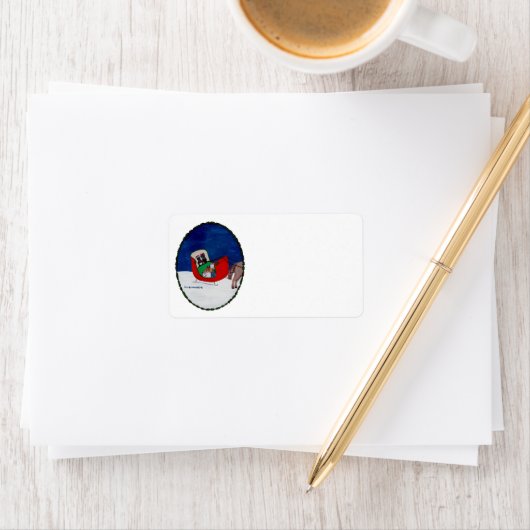 THUIS VOOR CHRISTMAS ETIKET (Insitu)