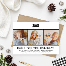 Thuis voor de Feestdagen Black Pset Dog Foto