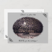 Thuis voor de Feestdagen Briefkaart (Voorkant / Achterkant)