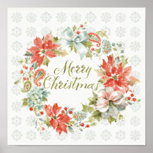 Thuis voor de Feestdagen Kerst Poster