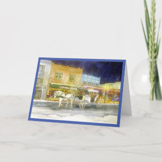 'Thuis voor de Feestdagen' Kerst Wenskaart Kaart