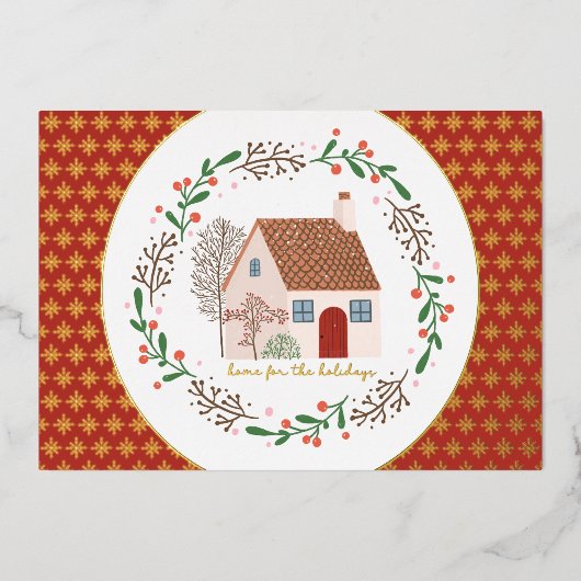 Thuis voor de Feestdagen Kerstmis (Voorkant)