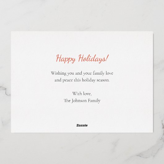 Thuis voor de Feestdagen Kerstmis (Achterkant)