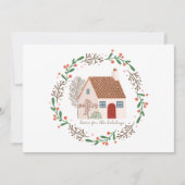 Thuis voor de Feestdagen Kerstmis Feestdagenkaart (Voorkant)