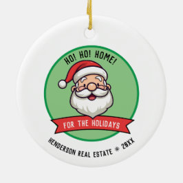 Thuis voor de Feestdagen Kerstmis Keramisch Ornament