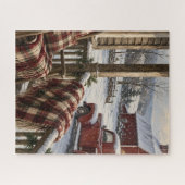 Thuis voor de feestdagen legpuzzel (Horizontaal)