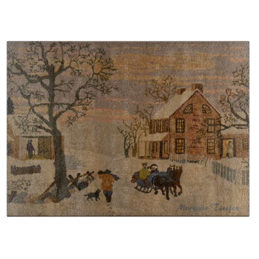Thuis voor de Feestdagen Snijplank (Voorkant)