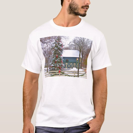 THUIS VOOR DE FEESTDAGEN T-SHIRT (Voorkant)