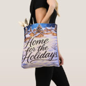 'Thuis voor de Feestdagen' Tote Bag (Dichtbij)