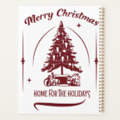 Thuis voor de Feestdagen Vintage Design Planner (Achterkant)