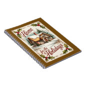 Thuis voor de Feestdagen Winter Notitieboek (Rechterzijde)