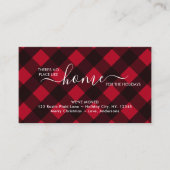 Thuis voor het verplaatsen van de rode buffelplaat informatiekaartje (Voorkant)