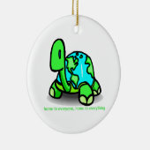 Thuis voor iedereen keramisch ornament (Rechts)