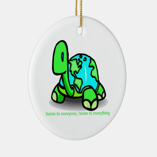 Thuis voor iedereen keramisch ornament (Rechts)