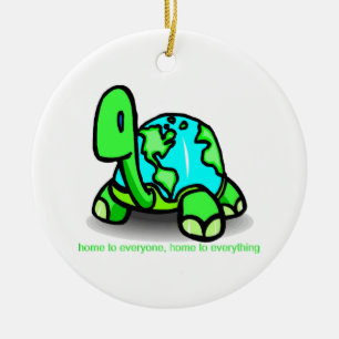 Thuis voor iedereen keramisch ornament