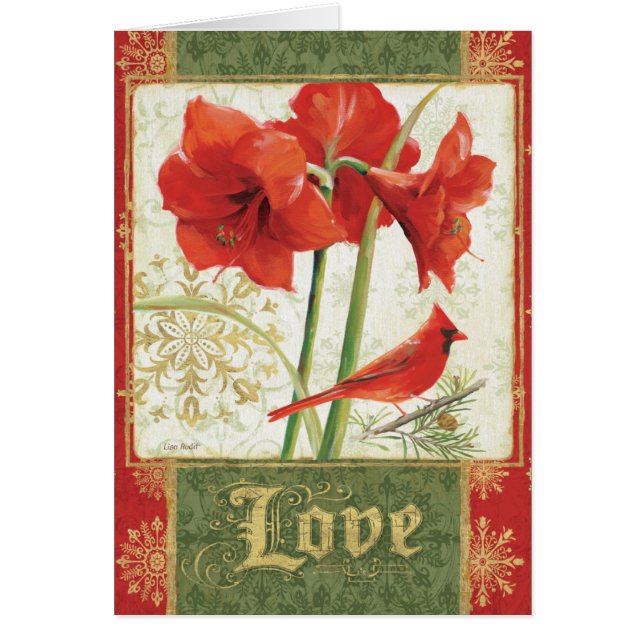 Thuis voor Kerstmis Amaryllis Love (Voorkant)