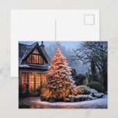 Thuis voor Kerstmis Briefkaart (Voorkant / Achterkant)